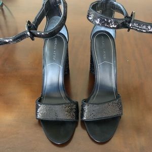 Kendall + Kylie - Black Ankle Strap Heels